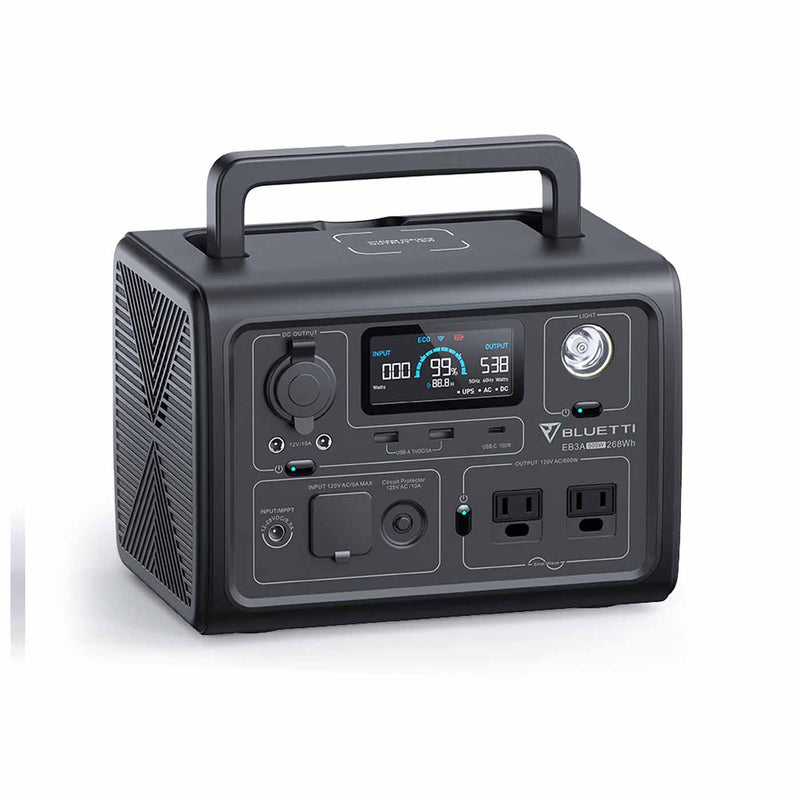 Load image into Gallery viewer, BLUETTI / EB3A Portable Power Station | 600W 268Wh
