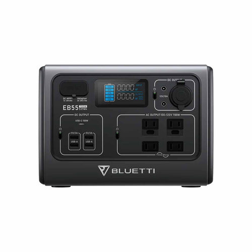 BLUETTI / EB55 Portable Power Station | 700W 537Wh