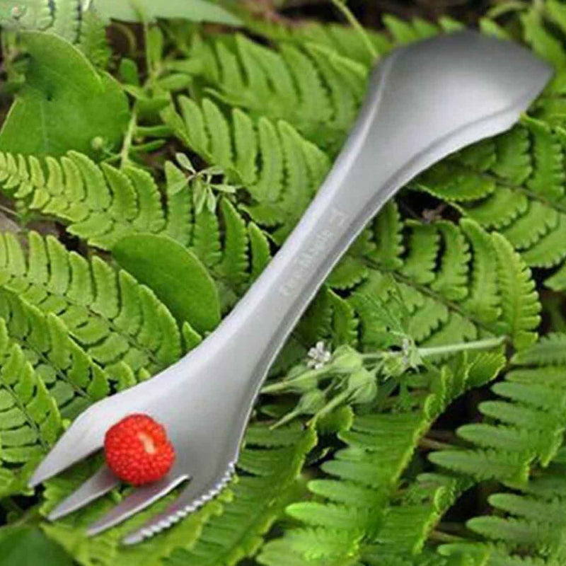 Load image into Gallery viewer, FIREMAPLE / 3-in-1 Titanium Cutlery Spork
