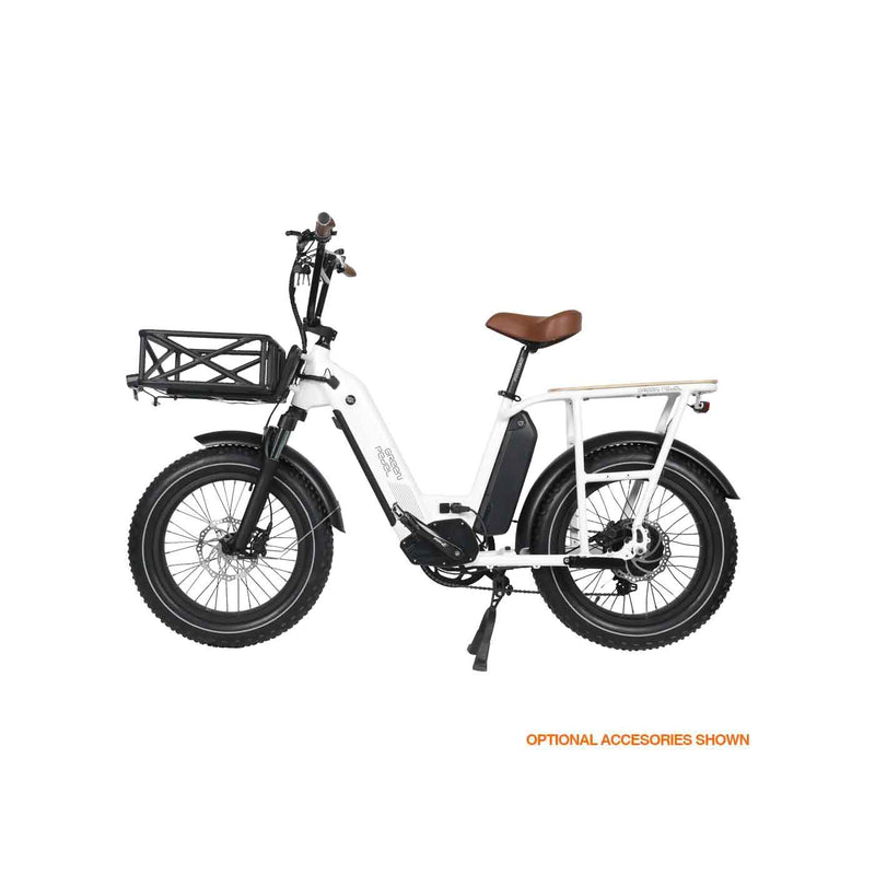 Load image into Gallery viewer, GREEN PEDEL / 20 Inch Step-Through All Terrain Fat Tire E-Bike (White)
