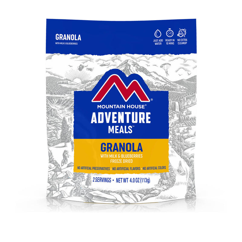 Load image into Gallery viewer, MountainHouse / Granola with Milk and Blueberries - Pouch
