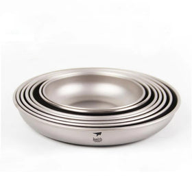 KEITH / Titanium Camping Plate Dishes