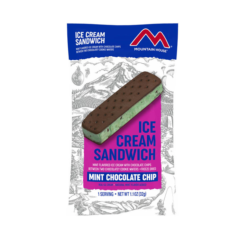 Load image into Gallery viewer, MountainHouse /  Mint Chocolate Chip Ice Cream Sandwich
