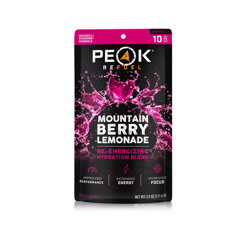 Load image into Gallery viewer, PeakRefuel / Mountain Berry Lemonade Re-Energizing Drink Sticks
