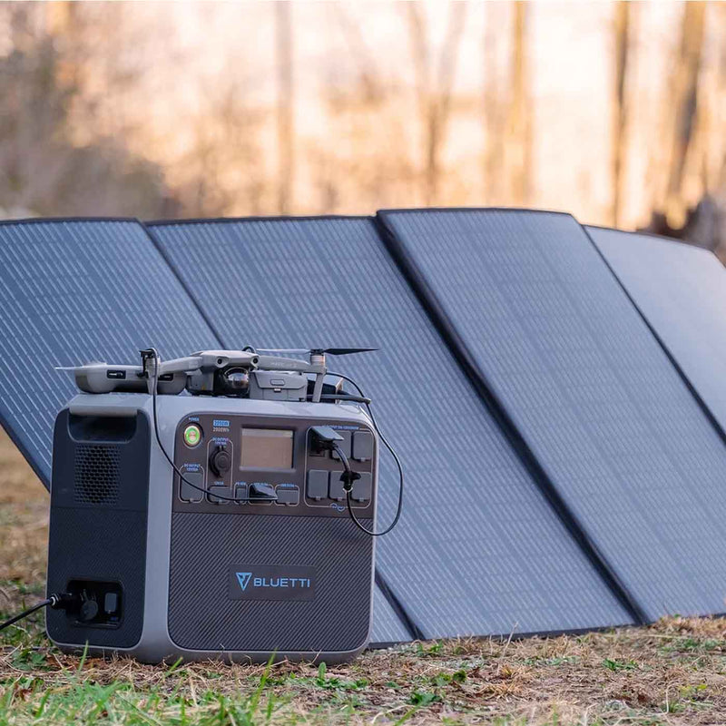 Load image into Gallery viewer, BLUETTI / EB70S Portable Power Station | 800W 716Wh PV350 Solar Panel | 350W
