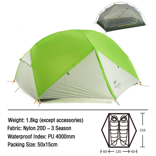 Naturehike / Mongar 2 Tent 20D  2-Person