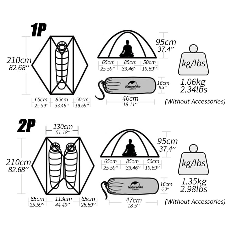 Load image into Gallery viewer, Naturehike / VIK Ultralight Tent 1-Person
