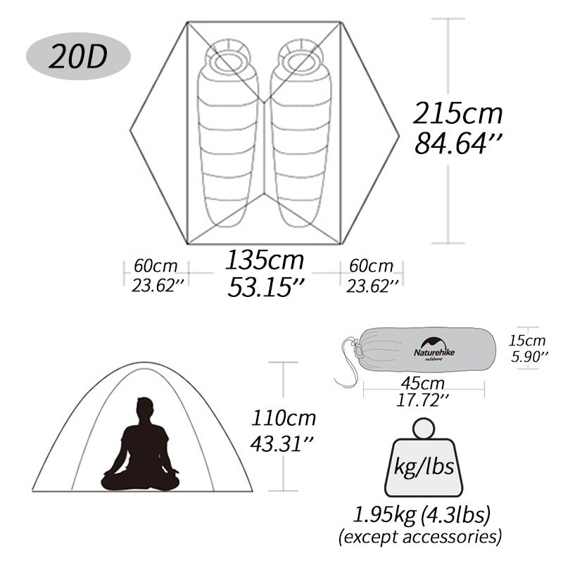 Load image into Gallery viewer, Naturehike / Star River 2 Tent 2-Person
