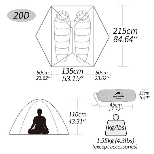 Naturehike / Star River 2 Tent 2-Person