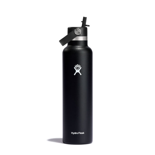 HydroFlask / Standard-Mouth Vacuum Water Bottle with Flex Straw Cap (24 oz)