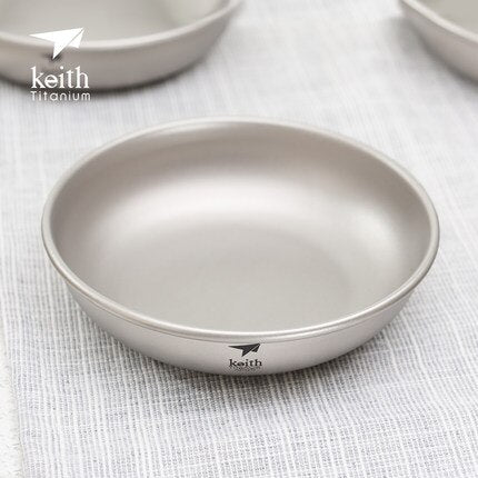 KEITH / Titanium Camping Plate Dishes