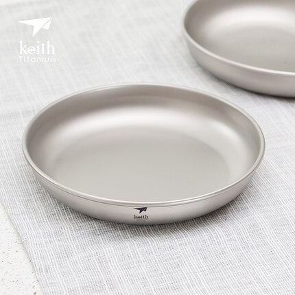 KEITH / Titanium Camping Plate Dishes