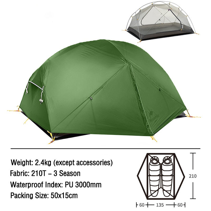 Load image into Gallery viewer, Naturehike / Mongar 2 Tent 20D  2-Person
