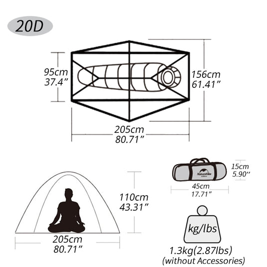 Naturehike / Cycling Tent 1-Person