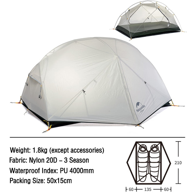 Load image into Gallery viewer, Naturehike / Mongar 2 Tent 20D  2-Person
