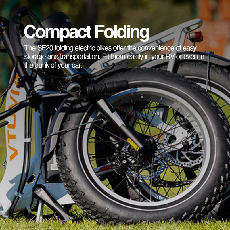 Load image into Gallery viewer, VTUVIA / SF20 Step-Thru Folding Fat Tire E-Bike
