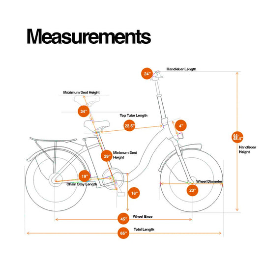 VTUVIA / SF20 Step-Thru Folding Fat Tire E-Bike