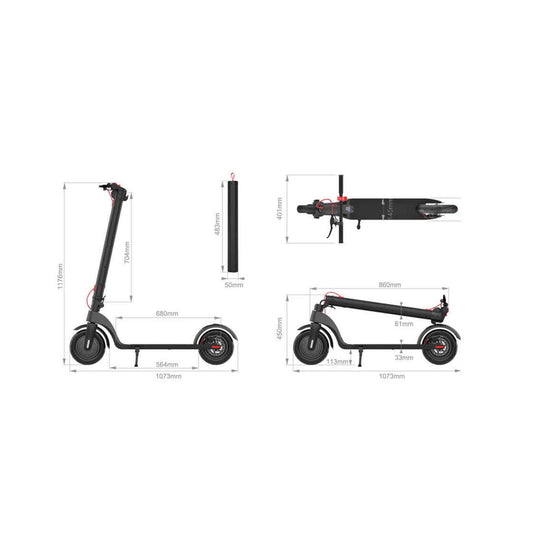 HX / X7 Pro Folding Electric Scooter