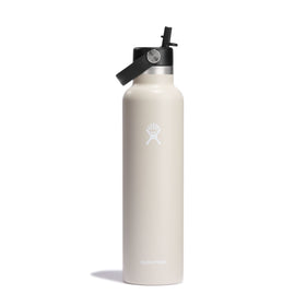 HydroFlask / Standard-Mouth Vacuum Water Bottle with Flex Straw Cap (24 oz)