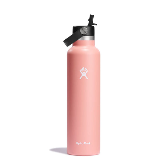 HydroFlask / Standard-Mouth Vacuum Water Bottle with Flex Straw Cap (24 oz)