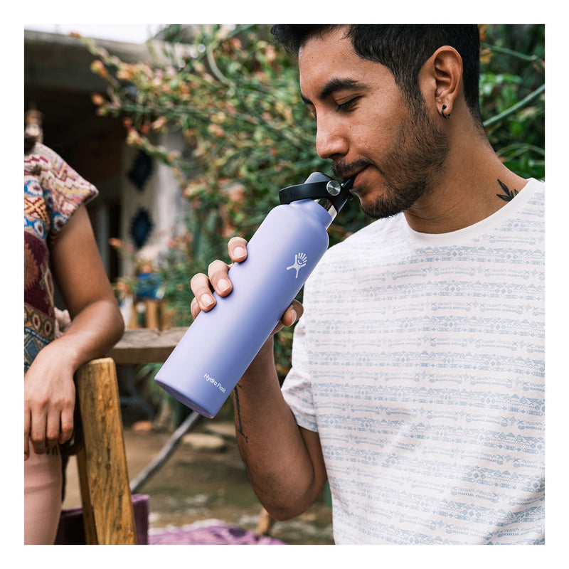 Load image into Gallery viewer, HydroFlask / Standard-Mouth Vacuum Water Bottle with Flex Straw Cap (24 oz)
