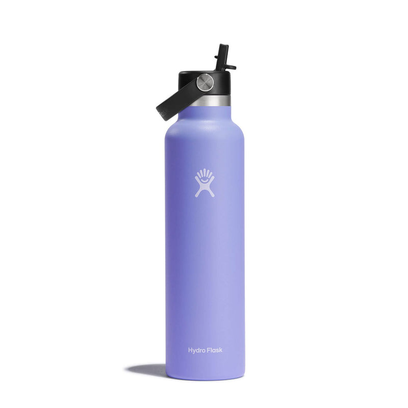 Load image into Gallery viewer, HydroFlask / Standard-Mouth Vacuum Water Bottle with Flex Straw Cap (24 oz)
