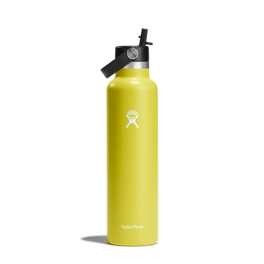 HydroFlask / Standard-Mouth Vacuum Water Bottle with Flex Straw Cap (24 oz)