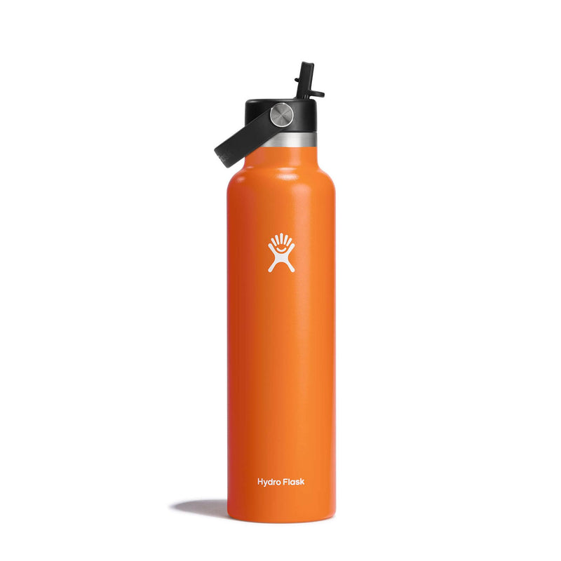 Load image into Gallery viewer, HydroFlask / Standard-Mouth Vacuum Water Bottle with Flex Straw Cap (24 oz)
