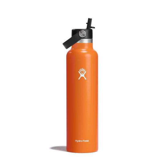 HydroFlask / Standard-Mouth Vacuum Water Bottle with Flex Straw Cap (24 oz)